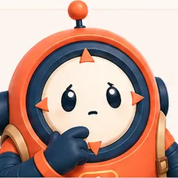 Thinking mascot - pausing mid-recall, which is the moment the card is doing its work.